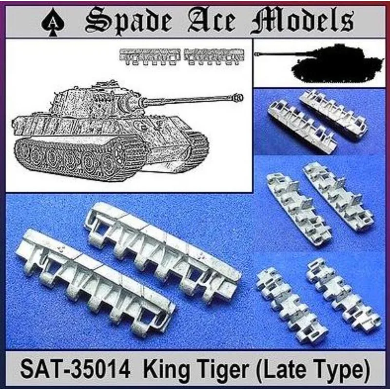 Spaten-Ass-Modelle sat-35014 King Tiger Late Type Metal Tracks Image
