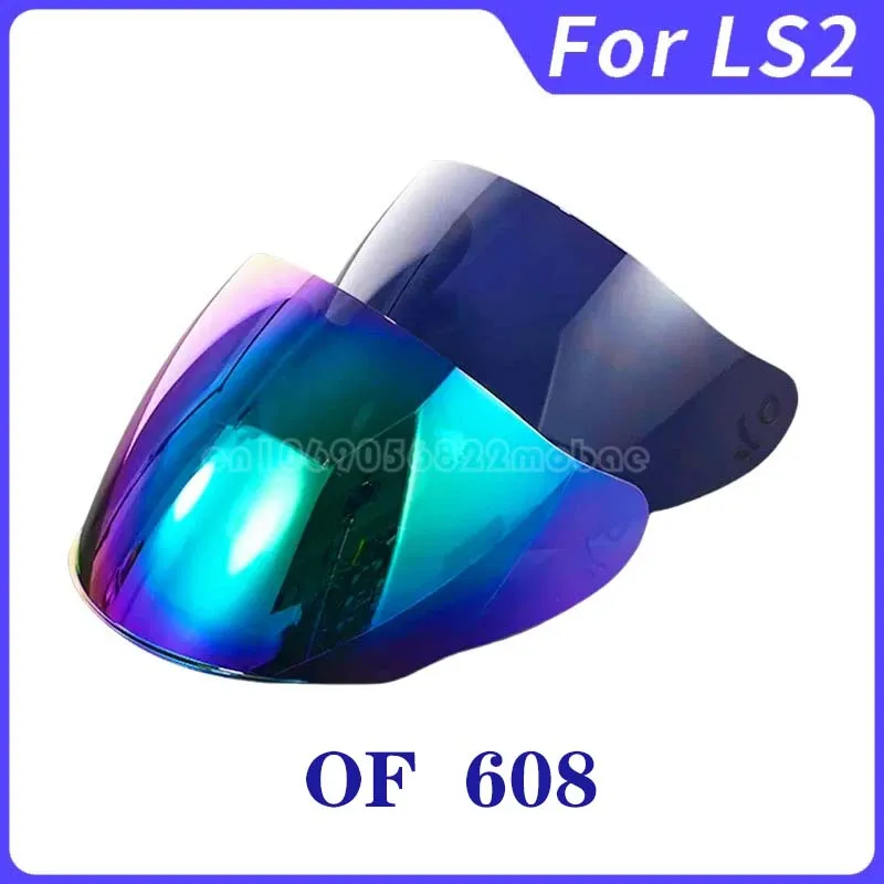 Geeignet für LS2 OF608 Halbhelmlinse Batterie Autohelm OF608 Linse transparent schwarz Tee Aurora rot Tag und Nacht Image