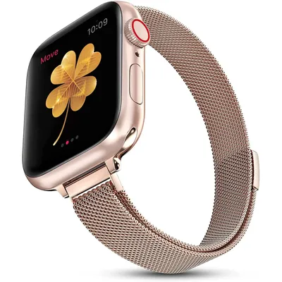 Magnets ch laufen armband für Apple Uhren armband 40mm 44mm 45mm 41mm 49mm schlankes Edelstahl armband iwatch Serie 5 6 se 7 8 ultra Image