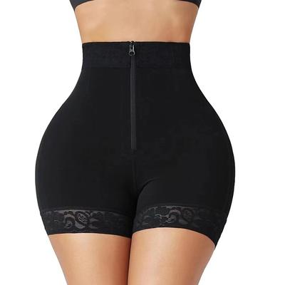 Women's Panties Hip Enhancer Shapewear Zipper Tummy Control Fajas Shorts High Waisted Body Shaper Boyshort Underwear Home Outfits