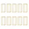 10Pcs Wedding Flower Stand 60cm Tall Rectangle Metal Column Rack Wedding Party Balloon Decor Display