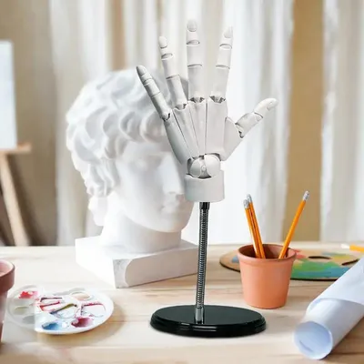 Hand Model For Drawing Hand Art Mannequin Figure With Posable Fingers Artist Drawing Manikin For