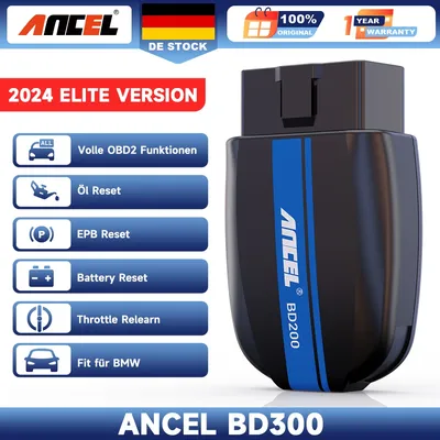 ANCEL BD300 OBD2 Scanner Bluetooth Fits for BMW Full System Code Reader Fits for BMW Diagnostic Tool