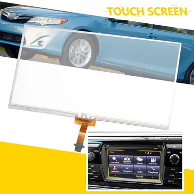 Touch Screen Digitizer Car Radio DVD Player GPS Navigation For Toyota RAV4 Corolla Camry Prius C