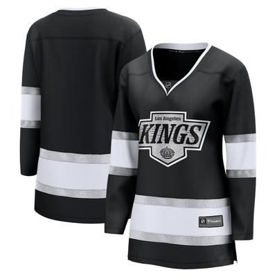 Schwarzes Los Angeles Kings Breakaway-Heimtrikot für Damen von Fanatics Image