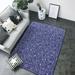 Blue Glitter lightning J Area Rugs for Living Room Bedroom 5x7 Soft Throw Washable Rug Non-Slip Carpet Indoor Floor Rug Bedroom Decor Aesthetic