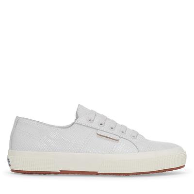 Superga 2750 Snake Leather - Optical White