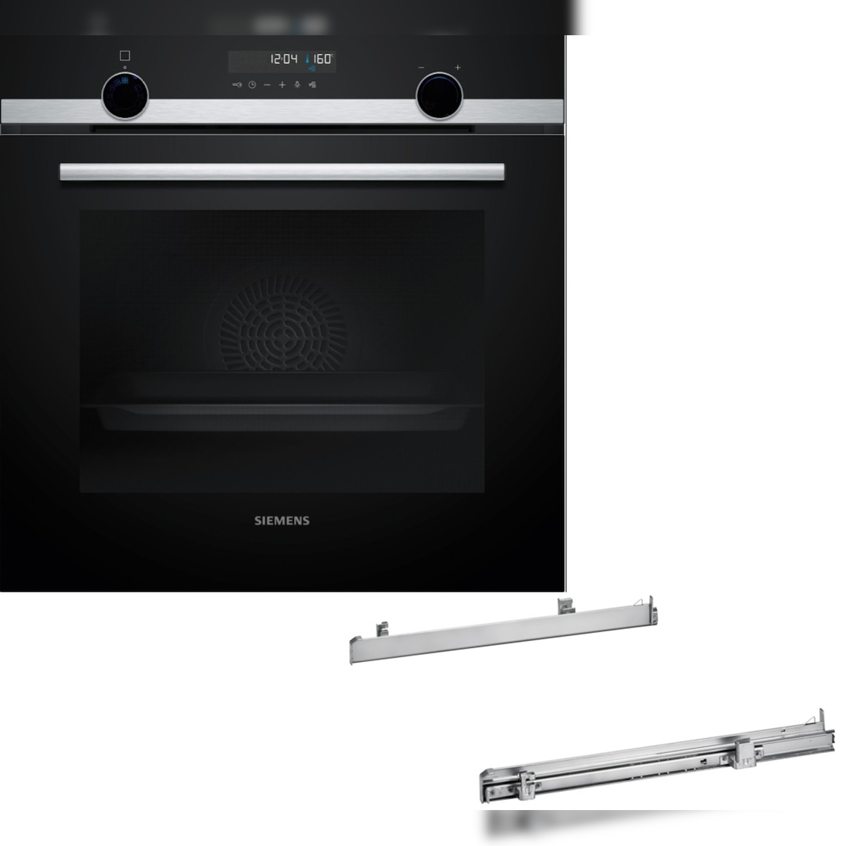 Siemens HB578GBS3 + HZ538000, Einbau-Backofen, Clip-Auszug PQ579ABSHB Image