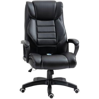 Vinsetto - Bürostuhl mit Massagefunktion, Ergonomischer Chefsessel mit Vibrationsmassage, Image