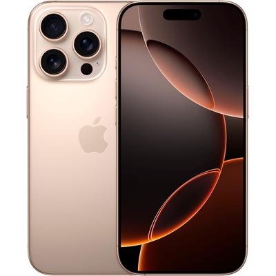 APPLE Smartphone "iPhone 16 Pro", gold (titan wüstensand), 128 GB, Mobiltelefone, Topseller