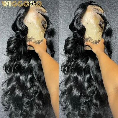 Wiggogo 30 40 Inch Body Wave Human Hair Wigs 13X6 Hd Lace Frontal Wig 13X4 Lace Front Human Hair Wigs 5X5 Hd Lace Closure Wigs