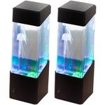 Veilleuse d'aquarium avec alimentation usb, décoration de bureau, cadeaux de Noël, d'anniversaire