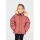 Steppjacke ZIGZAG "Alya", Kinder, Gr. 140, rosa, 100% Polyester, bedruckt, sportlich, normal, hoch geschlossener Ausschnitt, Langarm, Jacken, mit abnehmbarer Kapuze