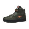 Sneaker KANGAROOS "K-CP Bound Mid EV", Gr. 38, grün (military grün, flame), Textil, Synthetik, sportlich, Schuhe, wasserabweisend und gefüttert