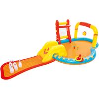 Planschbecken BESTWAY Wasserspielcenter Kleiner Champion, bunt, B:213cm H:117cm L:435cm, Vinyl, Planschbecken, BxLxH: 213x435x117 cm