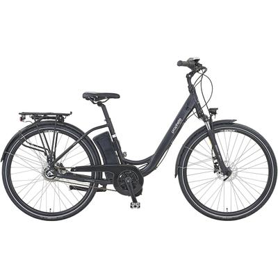 E-Bike PROPHETE "City" E-Bikes Gr. 46cm, 28 Zoll (71,12cm), schwarz Pedelec, Elektrofahrrad für Damen u. Herren