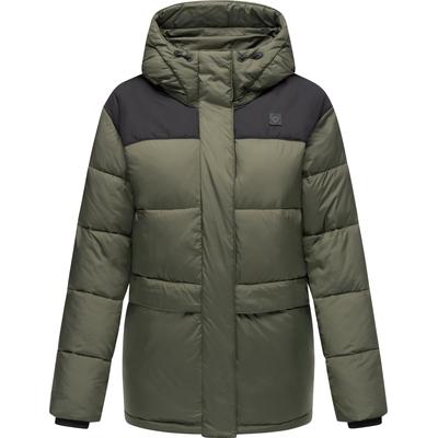 Anorak RAGWEAR "Wikesh", Damen, Gr. XS (34), grün (olivgrün), Obermaterial 1: 100% Nylon, Obermaterial 2: 100% Polyester, Innenfutter: 100% Polyester, Wattierung: 100% Polyester, modisch, lässig geschnitten hüftbedeckend, hoch geschlossener... Image