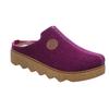 Pantoffel ROHDE "FOGGIA", Damen, Gr. 42, lila (brombeere, meliert), Filz, klassisch, Schuhe, Hausschuh, Schlappen, Clog, Homeslipper mit Profilsohle