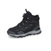Winterboots DOCKERS BY GERLI, Kinder, Gr. 36, schwarz (schwarz, grau), Nubuklederimitat, Textil, sportlich, Schuhe, Freizeitstiefel mit wasserabweisendem DOCK-Tex
