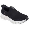 Slip-On Sneaker SKECHERS "GLIDE-STEP PRO-EVERYDAY CITIZEN", Damen, Gr. 39, schwarz, Textil, sportlich, Schuhe, Slipper, Freizeitschuh, Halbschuh in veganer Verarbeitung