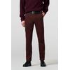 Chinos MEYER "New York", Herren, Gr. 32, Länge 30, rot (bordeaux), 97% Baumwolle;3% Elasthan, unifarben, regular fit lang, Hosen, aus reiner Bio-Baumwolle