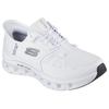 Slip-On Sneaker SKECHERS "GLIDE-STEP PRO", Damen, Gr. 39, weiß, Textil, sportlich, Schuhe Sneaker, Slipper, Freizeitschuh mit komfortabler Heel Pillow Funktion