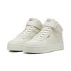 Winterboots PUMA "CARINA STREET MID WTR", Damen, Gr. 42, grau (vapor gray, vapor gray, puma gold), Synthetik, sportlich, Schuhe