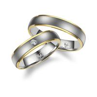 Trauring MARRYA Titan Ringe Trauringe Eheringe Partnerringe Gr. 56, gold (herren ring, gold, silber), Fingerringe, Damen, 56, Titan