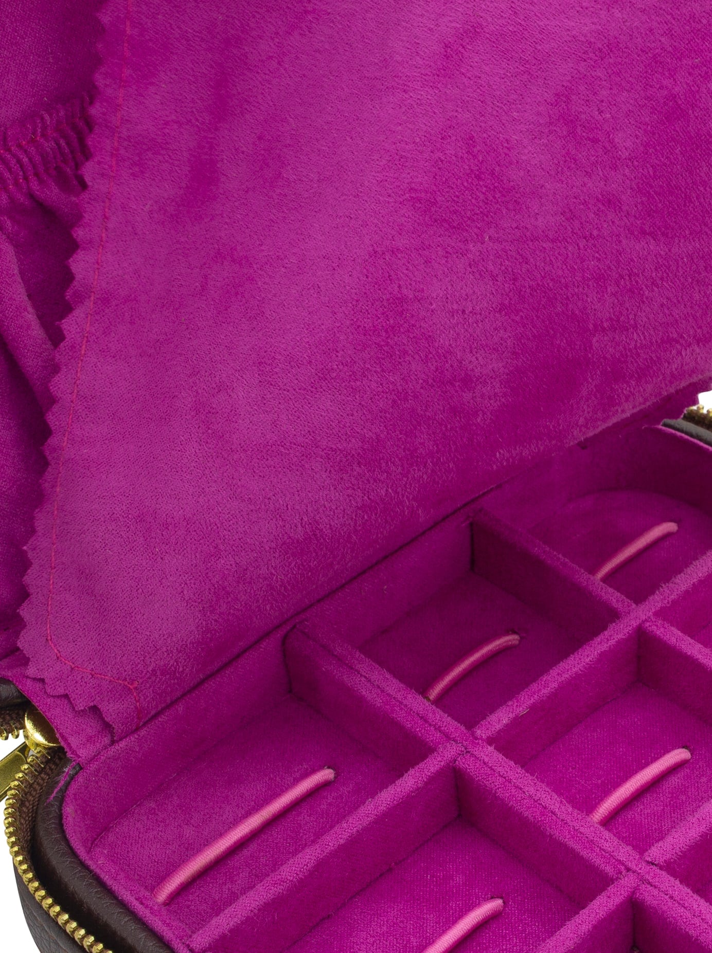 Schmucketui LADY, braun (dunkelbraun), Aufbewahrungsboxen, Damen, Leder, Polyurethan