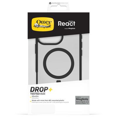 OTTERBOX Handyhülle "React für Apple iPhone 16 Pro Max" Hüllen Backcover, Schutzhülle, Handyschutzhülle, Case, Schutzcase, stoßfest Gr. iPhone 16, schwarz