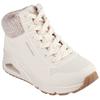 Sneaker SKECHERS "Uno Gen1 - Darling Daze", Kinder, Gr. 39, beige (natur), Lederimitat, Textil, sportlich, Schuhe, Schnürboots, Winterstiefel, High Top Sneaker mit Warmfutter
