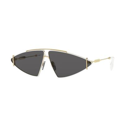 Burberry BE3111 101787 68 Gold Woman Irregular Sunglasses