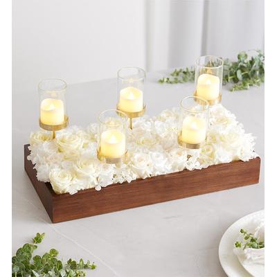 1-800-Flowers Flower Delivery Magnificent Roses Preserved Tranquil Centerpiece