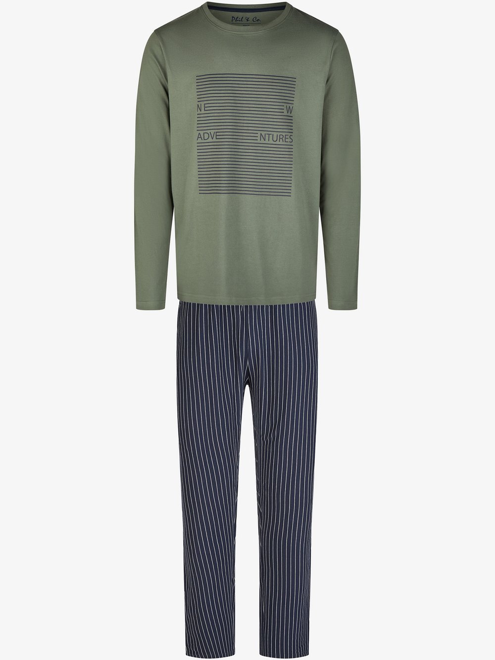 Phil & Co. Berlin Pyjama Herren mehrfarbig, XXL Image