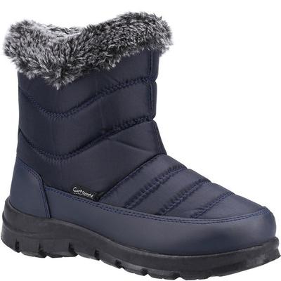 Cotswold Womens/Ladies Longleat Wellington Stiefel (Navy) Image