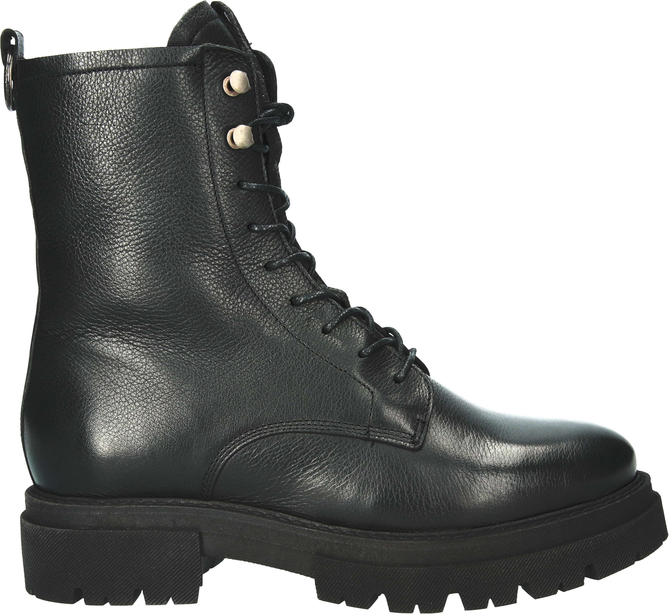 UL85 BLACK - LEATHER BOOT - FUR EU 37