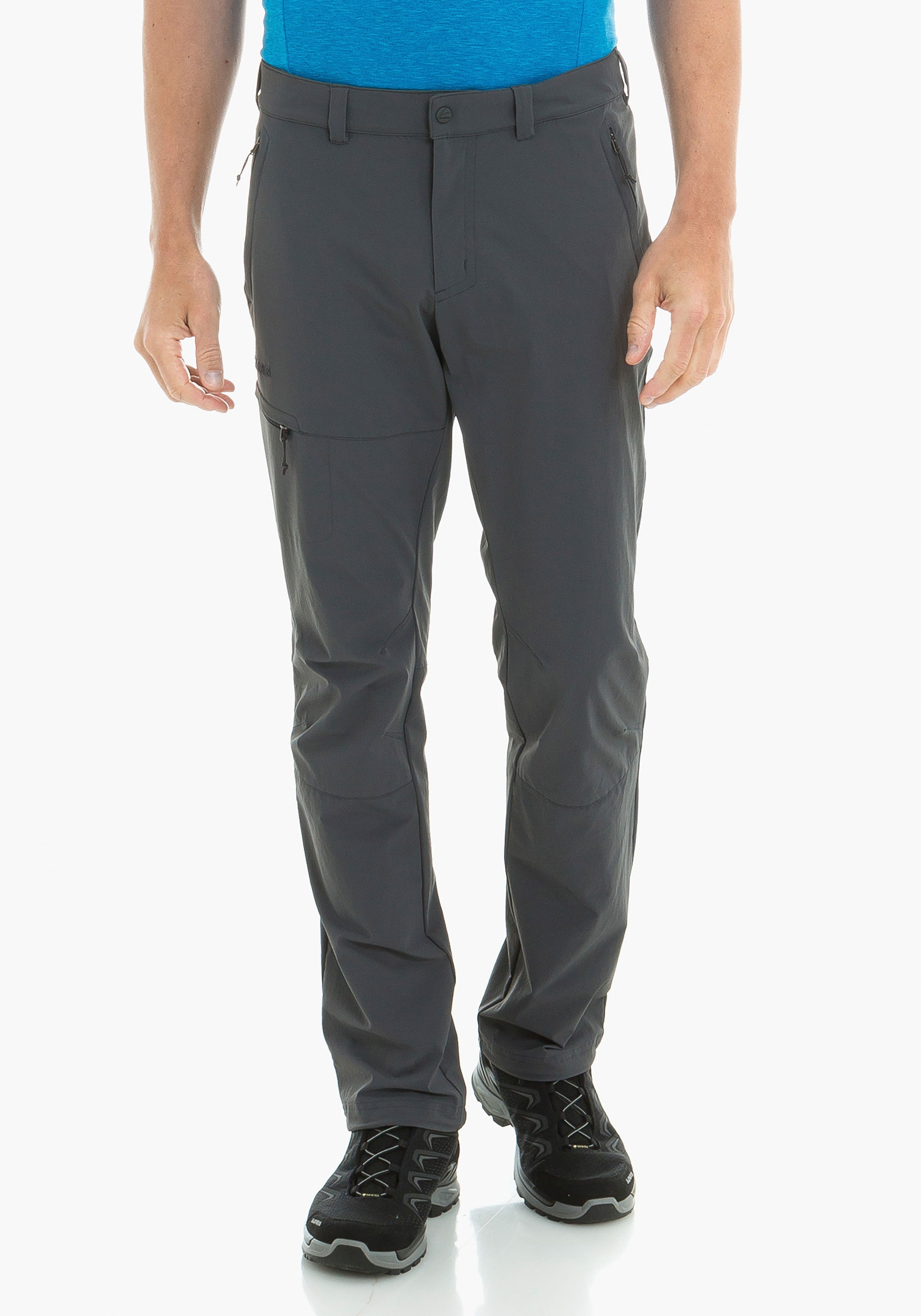 Outdoorhose SCHÖFFEL "Pants Koper1", Herren, Gr. 48, Normalgrößen, grau (graphit), Oberstoff : 89% Nylon 11% Elasthan, Hosen Image
