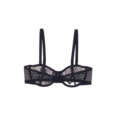 Plus Size Women's The Balconette - Mesh by CUUP in Black (Size 32 C)
