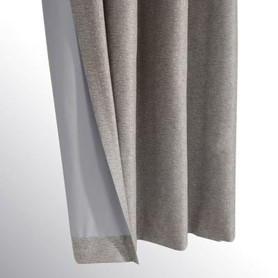 Orleans Grommet Curtain Panel Taupe, 52 x 95, Taupe