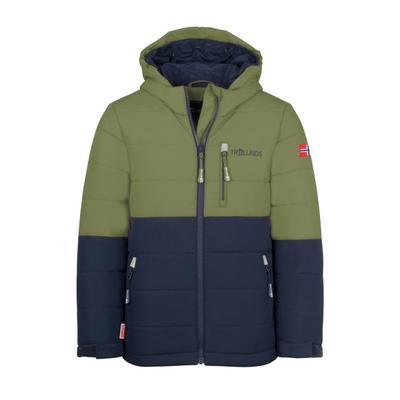 Trollkids - Kid's Hemsedal Snow Jacket XT - Skijacke Gr 116 blau/oliv Image