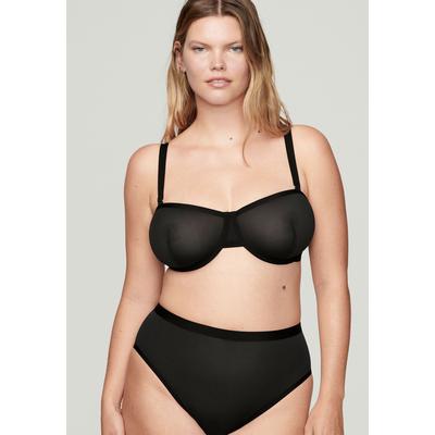Plus Size Women's The Balconette - Mesh by CUUP in Salt (Size 30 D)