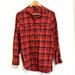 J. Crew Tops | 4 For $25 / J. Crew Red Plaid Flannel Button Down Shirt | Color: Red | Size: 4