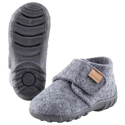 Sterntaler - Kid's Hausschuh Uni - Hüttenschuhe 26 | EU 26 grau Image