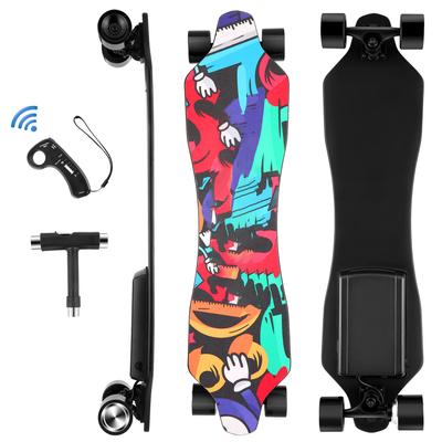 TEMU 37'' Skateboard For Adults, 350w , .4 Mph & 11 , 8- , , 220lbs Max , Portable E- For