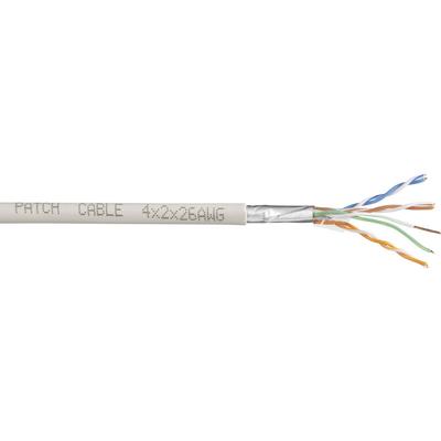 TRU COMPONENTS Netzwerkkabel CAT 6 SF/UTP 4 x 2 x 0.27 mm² Weiß 50 m Image