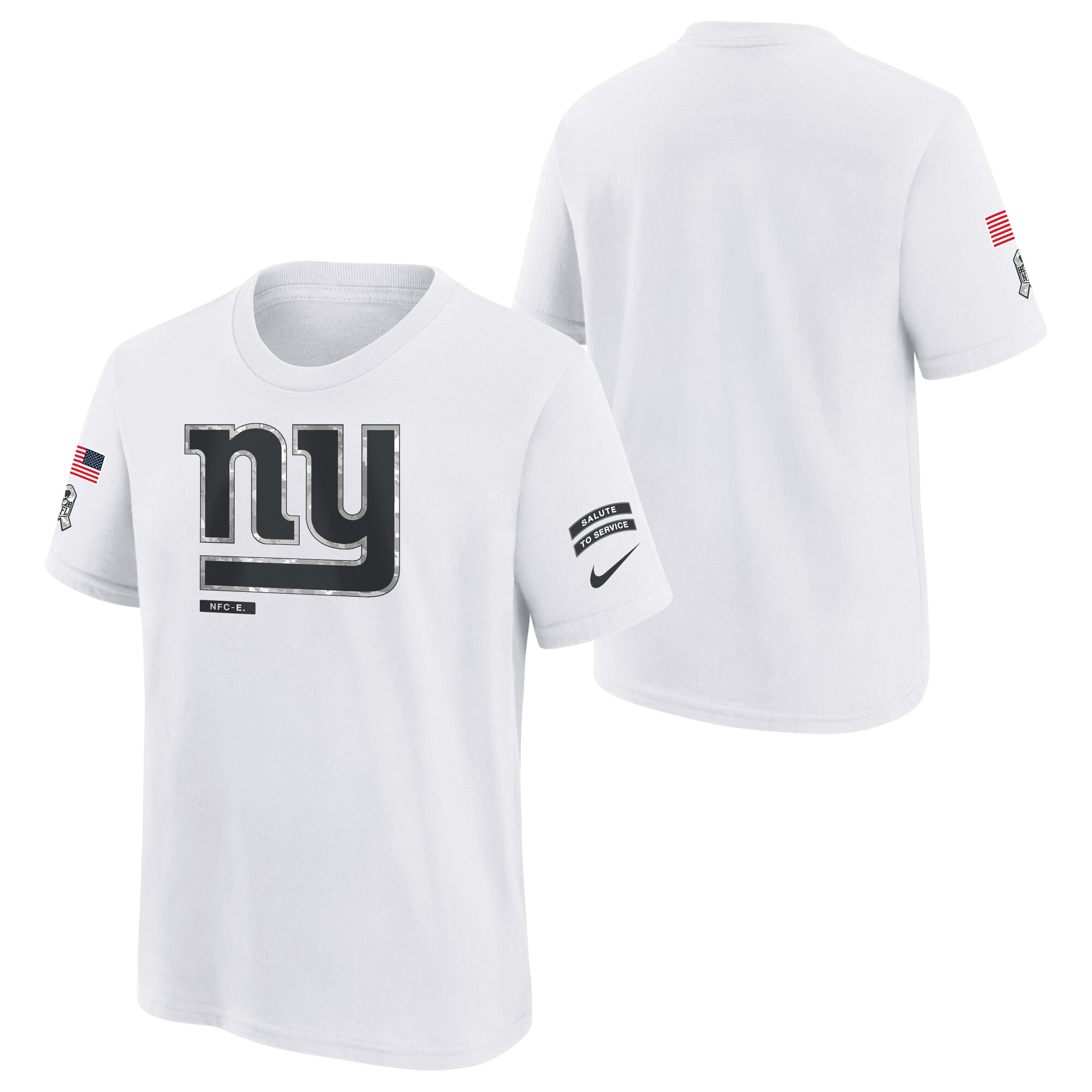 New York Giants Nike 2024 Salute To Service T Shirt - Jugendliche Image