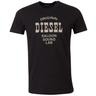 Diesel Mens Saloon Sound Lab Logo Black T-Shirt Cotton - Size Large | Diesel Sale | Discount Designer Brands