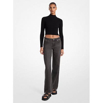 Michael Kors Wide-Leg Jeans Grey 4