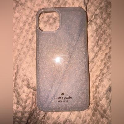 Kate Spade Cell Phones & Accessories | Kate Spade Holo Glitter Iphone 13 Phone Case | Color: White | Size: Os