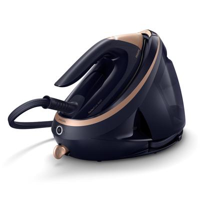 PHILIPS Dampfbügelstation "PerfectCare 9000 Series PSG9030/20", blau (dunkelblau, kupfer), Dampfbügelstationen, ActiveSense Technologie, SteamGlide Elite Bügelsohle, 720 gr Dampfstoß